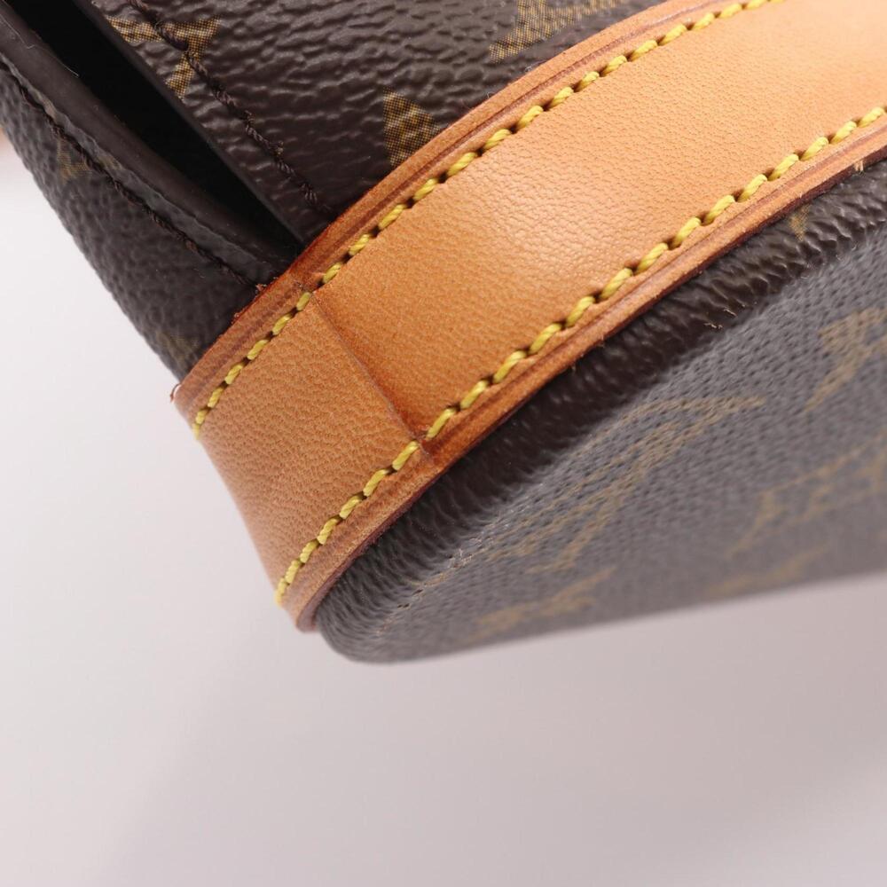 LOUIS VUITTON Brown Monogram Leather Shoulder Bag - Picture 6 of 12